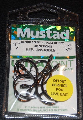 Mustad Demon Perfect Circle Offset (Tuna Circle) / Fishing Hooks