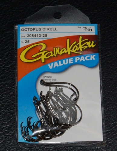 Gamakatsu Octopus Circle Hooks 25 Pack