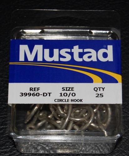 Mustad 39960-DT Duratin Circle Hooks Size 10/0 Jagged Tooth Tackle