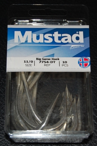 Mustad 7754-DT Bay King Hooks Size 11/0 Jagged Tooth Tackle