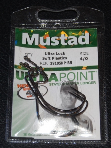 Mustad Ultrapoint Ultra Lock Soft Plastic Hook