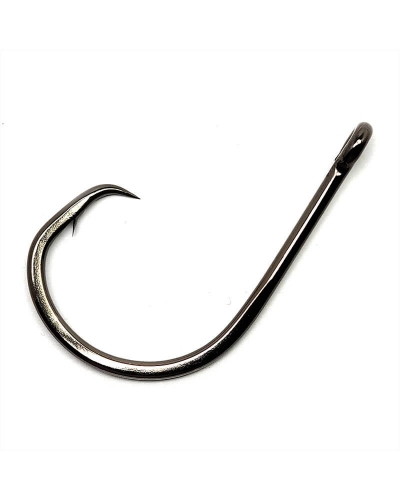 Gamakatsu Octopus Hooks, Circle 4X Strong, Straight Eye - Size 5/0 Jagged  Tooth Tackle
