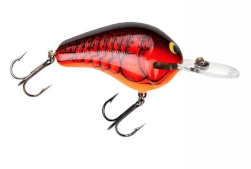 Bagley Diving Balsa B1 Red Crawdad Jagged Tooth Tackle