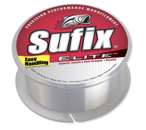 Sufix Elite Fishing Line Clear 6 lb Test 330 yards Jagged Tooth Tackle