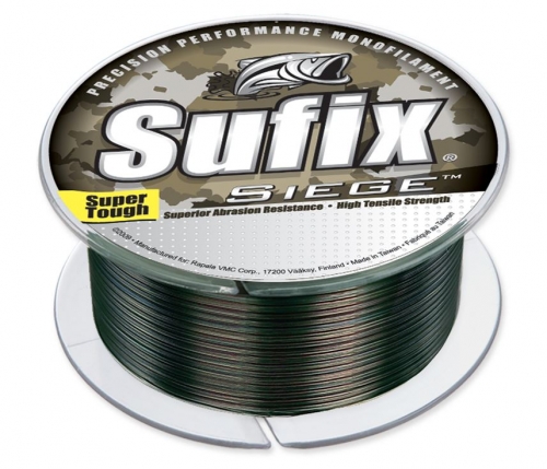 Sufix Siege Fishing Line Camo 8 lb Test 330 yards Jagged Tooth