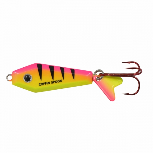 Northland Tackle Buck Shot Spoon Bubblegum Tiger Jagged Tooth Tackle