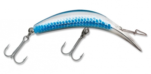 Luhr Jensen Kwikfish K13X Rattle Silver Blue Scale Jagged Tooth Tackle