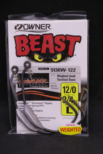 Owner Beast Hook (Weedless Hook)