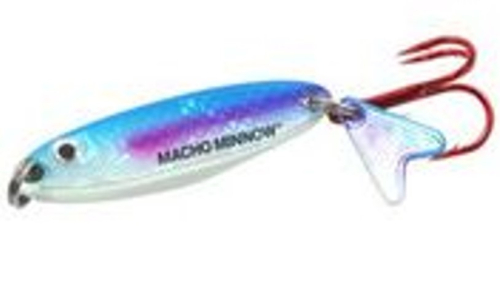 Northland Tackle Macho Minnow Spoon Super Glo Rainbow Jagged Tooth Tackle