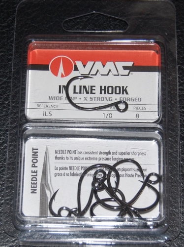 VMC Saltwater, VMC In Line, VMC InLine, Inline Singe Hooks, VMC Hooks,  Saltwater Hooks, In Line Hooks