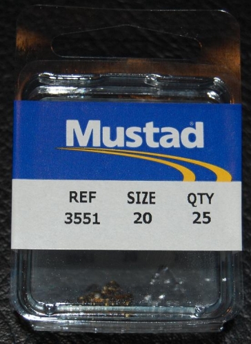 Mustad 3551-BR Bronze Treble Hooks Size 20 Jagged Tooth Tackle