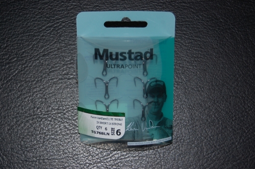 Mustad KVD Elite Wide Gap 2X Short Treble Hooks - Size 6