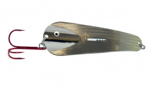 Northland Tackle Buck Shot Flutter Spoon 3/8 oz Silver Shiner Jagged Tooth  Tackle