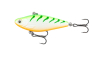 Clam Psycho Shad 1/4 oz - Glow Green Tiger