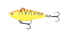 Clam Psycho Shad 1/4 oz - Glow Orange Tiger