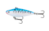 Clam Psycho Shad 1/4 oz - Glow Rainbow Tiger