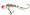 Moonshine Shiver Minnow #00 - 1/8 oz - Glow Bloody...