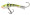 Moonshine Shiver Minnow #00 - 1/8 oz - Yeller Fell...