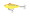 Clam Psycho Shad 1/4 oz - Glow Orange Tiger