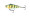 Clam Psycho Shad 1/4 oz - Hot Perch