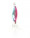 Clam Outdoors Leech Flutter Spoon 1/8 oz - Rainbow